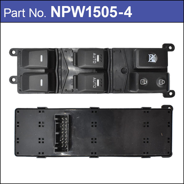 Power Window Switch NPW1505-4 - Nice Products | Universal Auto Spares