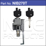 2 Flip Keys With Transponder Chip NIB270T - Nice Products | Universal Auto Spares