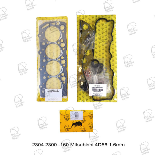 Gasket Kit Mitsubishi 4D56T 8v1.6mm 1999. Will suit NON turbo models from 99 23042300 - 160 - Kiwi Cylinder Heads - Head Gaskets & VRS Sets - Kiwi Cylinder Heads