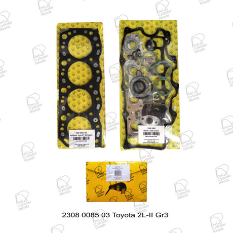 Gasket Kit Toyota 2L/T/TE 08/88 On -II Gr3 (H/G/ H/S/HB 2308008503 - Kiwi Cylinder Heads