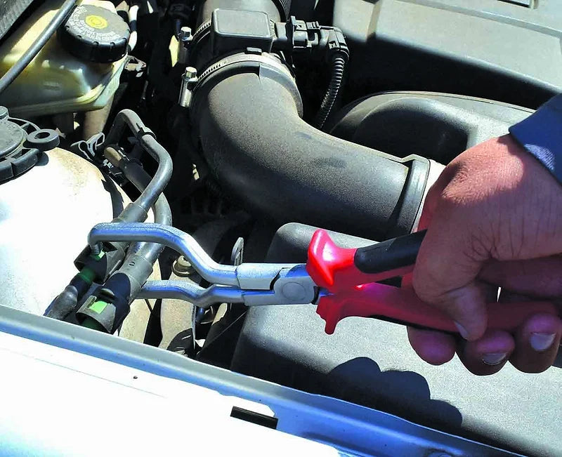 230mm Fuel Line Connector Plier Soft, Ergonomic Handle Grips - PKTool | Universal Auto Spares