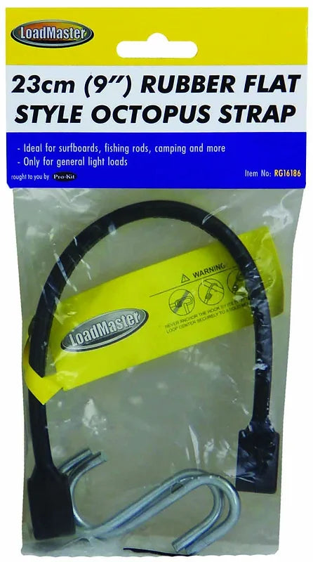 230mm Octopus Strap Flat Rubber Style, UV & Abrasion Resistant - LoadMaster | Universal Auto Spares