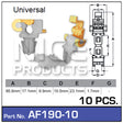 Fasteners Pkt 10 AF190-10 - Nice Products | Universal Auto Spares