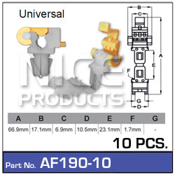 Fasteners Pkt 10 AF190-10 - Nice Products | Universal Auto Spares