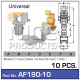 Fasteners Pkt 10 AF190-10 - Nice Products | Universal Auto Spares
