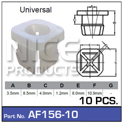Fasteners Pkt 10 AF156-10 - Nice Products | Universal Auto Spares