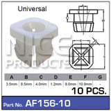 Fasteners Pkt 10 AF156-10 - Nice Products | Universal Auto Spares