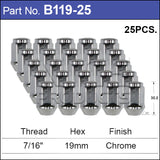 Wheel Nut B119-25 - Nice Products | Universal Auto Spares