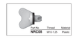 Drain Plug NRC08 - Nice Products | Universal Auto Spares