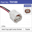 2 Pin Sumitomo Auto Fog Light Lamp Socket Reverse Radar Plug Female TH100 - Nice Products | Universal Auto Spares