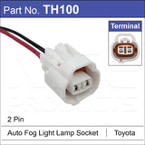 2 Pin Sumitomo Auto Fog Light Lamp Socket Reverse Radar Plug Female TH100 - Nice Products | Universal Auto Spares