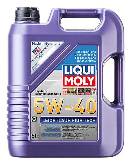 Leicht­lauf High Tech 5W-40 Synthetic Technology - LIQUI MOLY | Universal Auto Spares
