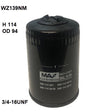 Oil Filter Z139 Fits Land Rover/VW/Daihatsu WZ139NM - Wesfil