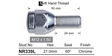 One Piece Stud NR339L - Nice Products | Universal Auto Spares