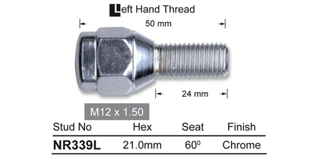 One Piece Stud NR339L - Nice Products | Universal Auto Spares