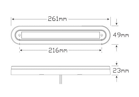 235 Series Tail Lamp 12 Volt Twin Blister - LED AutoLamps