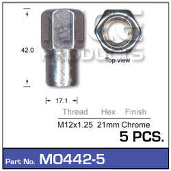 Mag Nuts MO442-5 - Nice Products | Universal Auto Spares