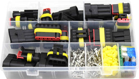 240 Piece Waterproof Wire Connector & Fuse Assortment - PKTool