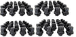 Toyota Ladcruiser Black Wheel Nuts pk100 NN662B-100 - Nice Products | Universal Auto Spares