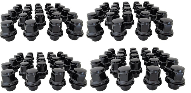 Toyota Ladcruiser Black Wheel Nuts pk100 NN662B-100 - Nice Products | Universal Auto Spares