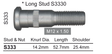 Wheel Stud S333 - Nice Products | Universal Auto Spares