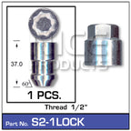 Lock Nuts (set of 1) S2-1LOCK - Nice Products | Universal Auto Spares