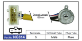Ignition Switch NC314 - Nice Products | Universal Auto Spares