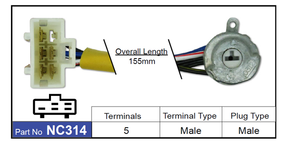 Ignition Switch NC314 - Nice Products | Universal Auto Spares