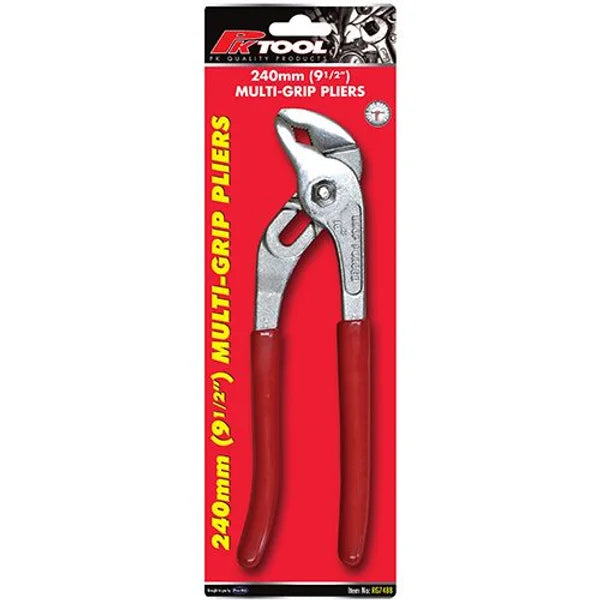 240mm (91/2”) Multi-Grip Adjustable Plier - PKTool | Universal Auto Spares