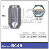 Chrome Nut B445 - Nice Products | Universal Auto Spares