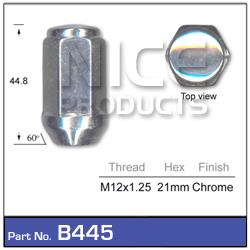 Chrome Nut B445 - Nice Products | Universal Auto Spares