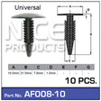 Fasteners Pkt 10 AF008-10 - Nice Products | Universal Auto Spares