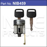 IGNITION SWITCH CYLINDER W/KEY NIB459 - Nice Products | Universal Auto Spares