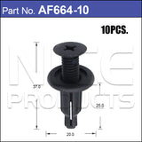 Fasteners Pkt 10 AF664-10 - Nice Products | Universal Auto Spares