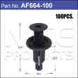 Fasteners Bag 100 AF664-100 - Nice Products | Universal Auto Spares