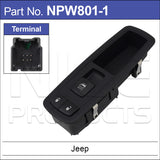 Power Window Switch NPW801-1 - Nice Products | Universal Auto Spares