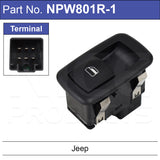 Power Window Switch NPW801R-1 - Nice Products | Universal Auto Spares