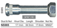 Stud & Nut NS985 - Nice Products | Universal Auto Spares