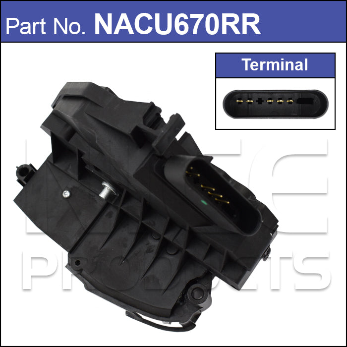 Door Lock Actuator NACU670RR - Nice Products | Universal Auto Spares