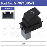 Power Window Switch NPW1805-1 - Nice Products | Universal Auto Spares
