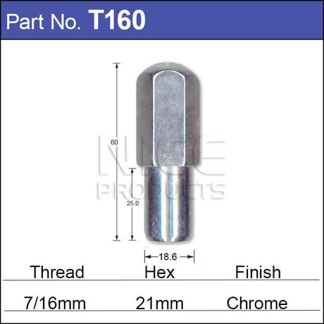 Wheel Nuts pk25 T160-25 - Nice Products | Universal Auto Spares