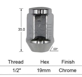 Wheel Nuts pk 5 NN209-5 - Nice Products | Universal Auto Spares