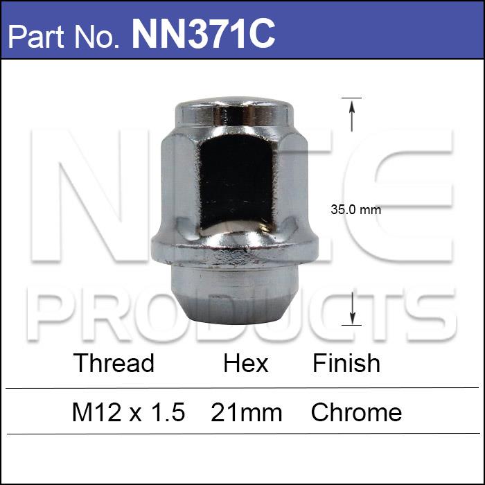 Wheel Nuts NN371C-100 - Nice Products | Universal Auto Spares