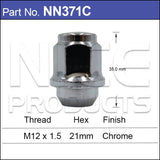 Wheel Nuts NN371C-100 - Nice Products | Universal Auto Spares