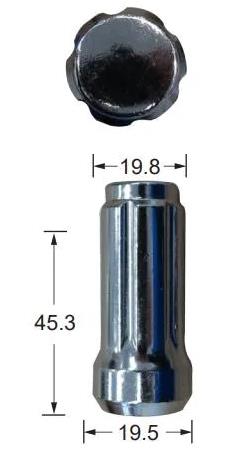 Spline Wheel Nut BJ145 - Nice Products | Universal Auto Spares