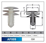 Fasteners Bag 100 AF009-100 - Nice Products | Universal Auto Spares