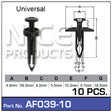 Fasteners Pkt 10 AF039-10 - Nice Products | Universal Auto Spares