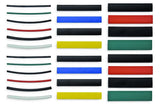 250 Piece Multi-Coloured Heat Shrink Tube Assortment Kit - PKTool | Universal Auto Spares