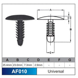 Fasteners Bag 100 AF010-100 - Nice Products | Universal Auto Spares