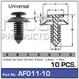 Fasteners Pkt 10 AF011-10 - Nice Products | Universal Auto Spares